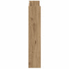 Wall Shoe Cabinet with Shelf 2 pcs Artisan oak Engineered wood
