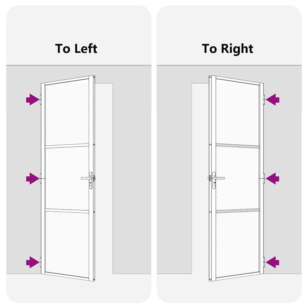 Glass Door Fretwork Black 102.5 x 3.5 x 201.5 cm Aluminium
