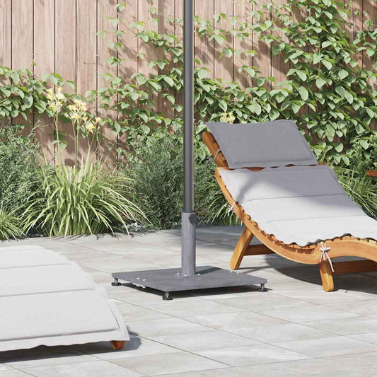 Parasol Base 28.95 kg Dark Grey Wood Look Square