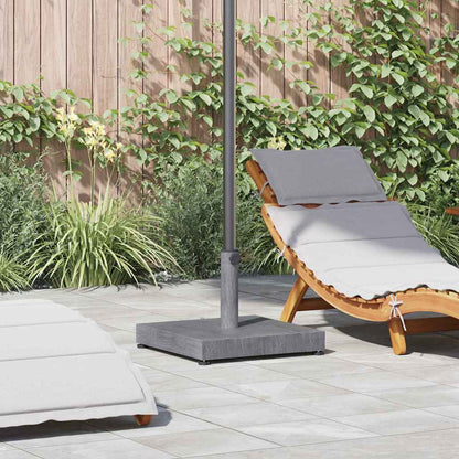 Parasol Base Dark Grey Wood look 45 x 45 x 31.5 cm