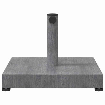 Parasol Base Dark Grey Wood look 45 x 45 x 31.5 cm