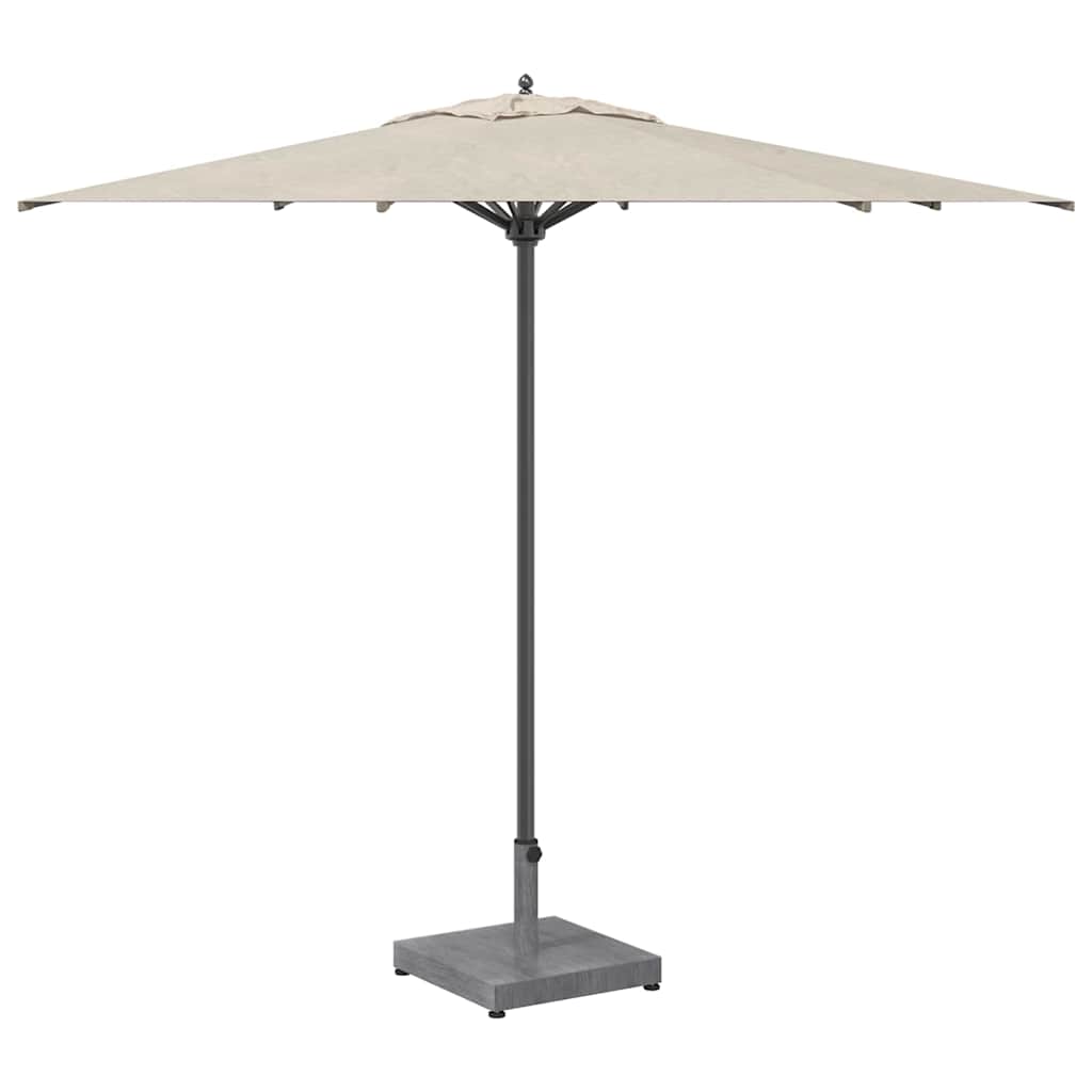 Parasol Base Dark Grey Wood look 45 x 45 x 31.5 cm