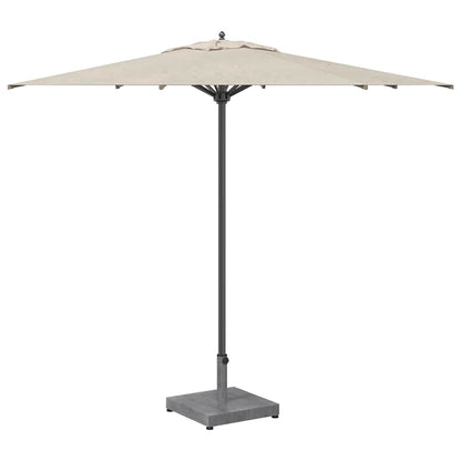 Parasol Base Dark Grey Wood look 45 x 45 x 31.5 cm