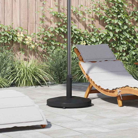 Parasol Base 24.6 kg Black Round