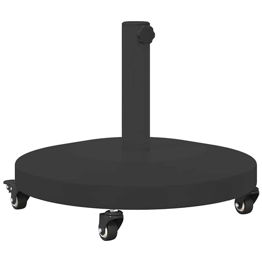 Parasol Base 24.45 kg Black Round Adjustable