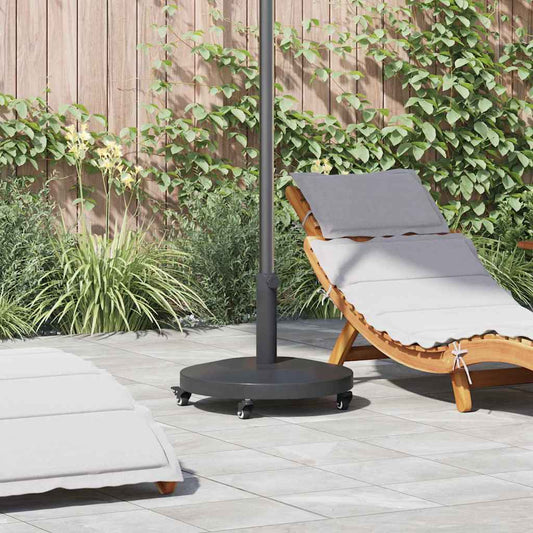 Parasol Base 24.45 kg Dark Grey Round Adjustable