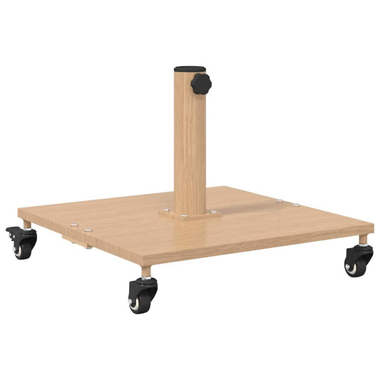 Parasol Base 26.75 kg Light Wood Square Adjustable