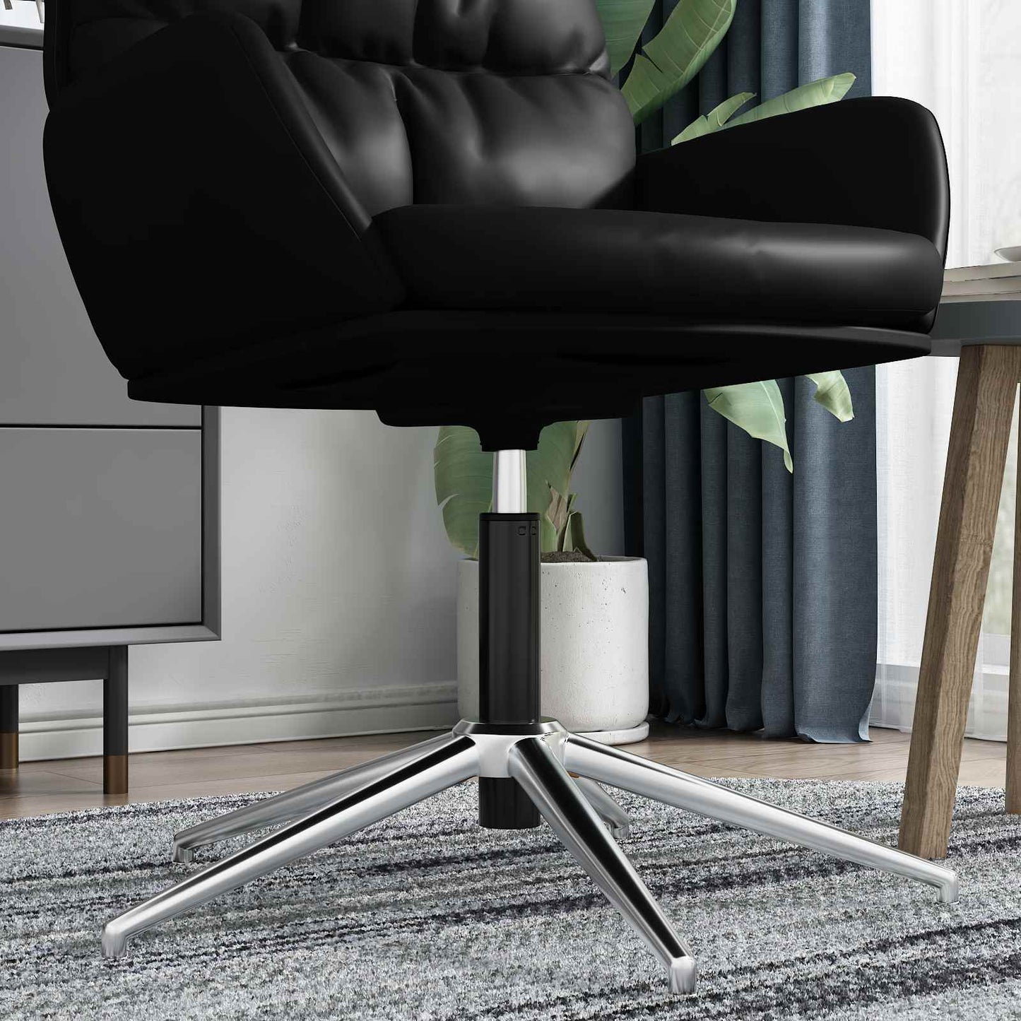 Office Chair Gas Cylinder Black 15.5 cm Iron
