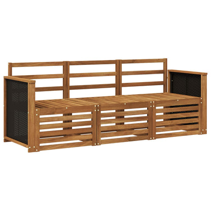 Sofa Sets 3 pcs Solid Acacia Wood
