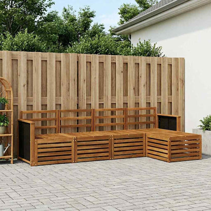 Outdoor Sofa Set 5 pcs Natural