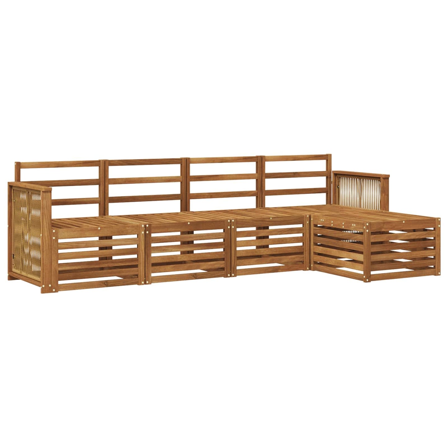 Outdoor Sofa Set 5 pcs Natural