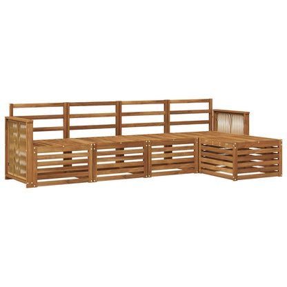Outdoor Sofa Set 5 pcs Natural