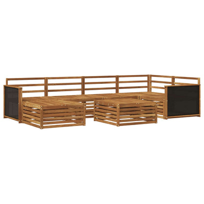Outdoor Sofa Set 7 pcs Natural