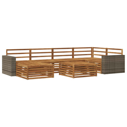 Outdoor Sofa Set 7 pcs Natural