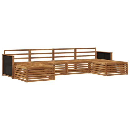 Sofa Sets 6 pcs Solid Acacia Wood