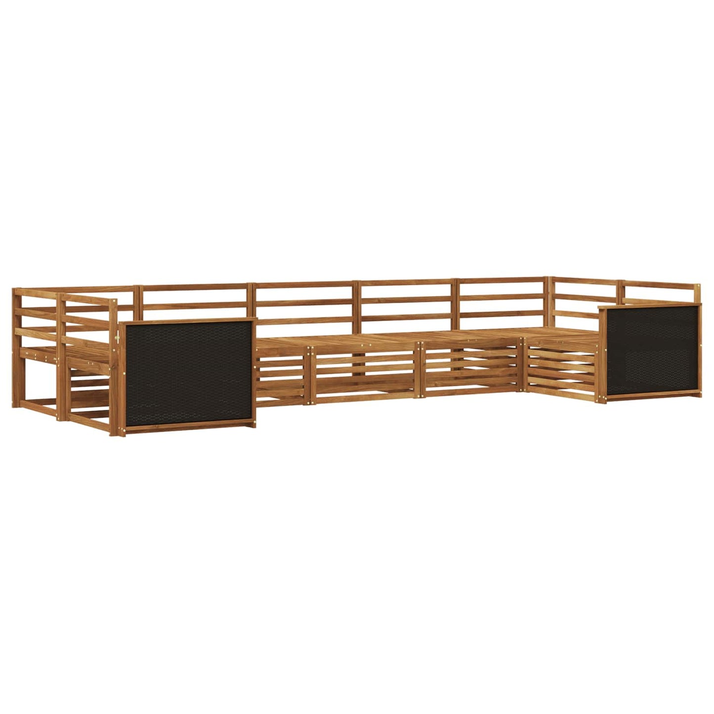 Outdoor Sofa Set 7 pcs Natural