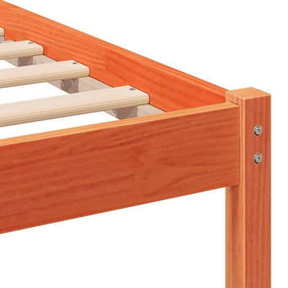Bed Frame Brown 120 x 200 cm Solid Pine Wood