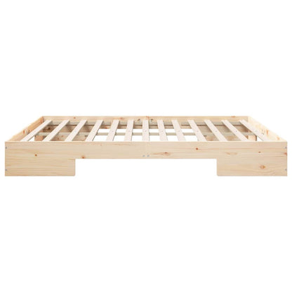 Bed Frame Brown 200 x 200 cm