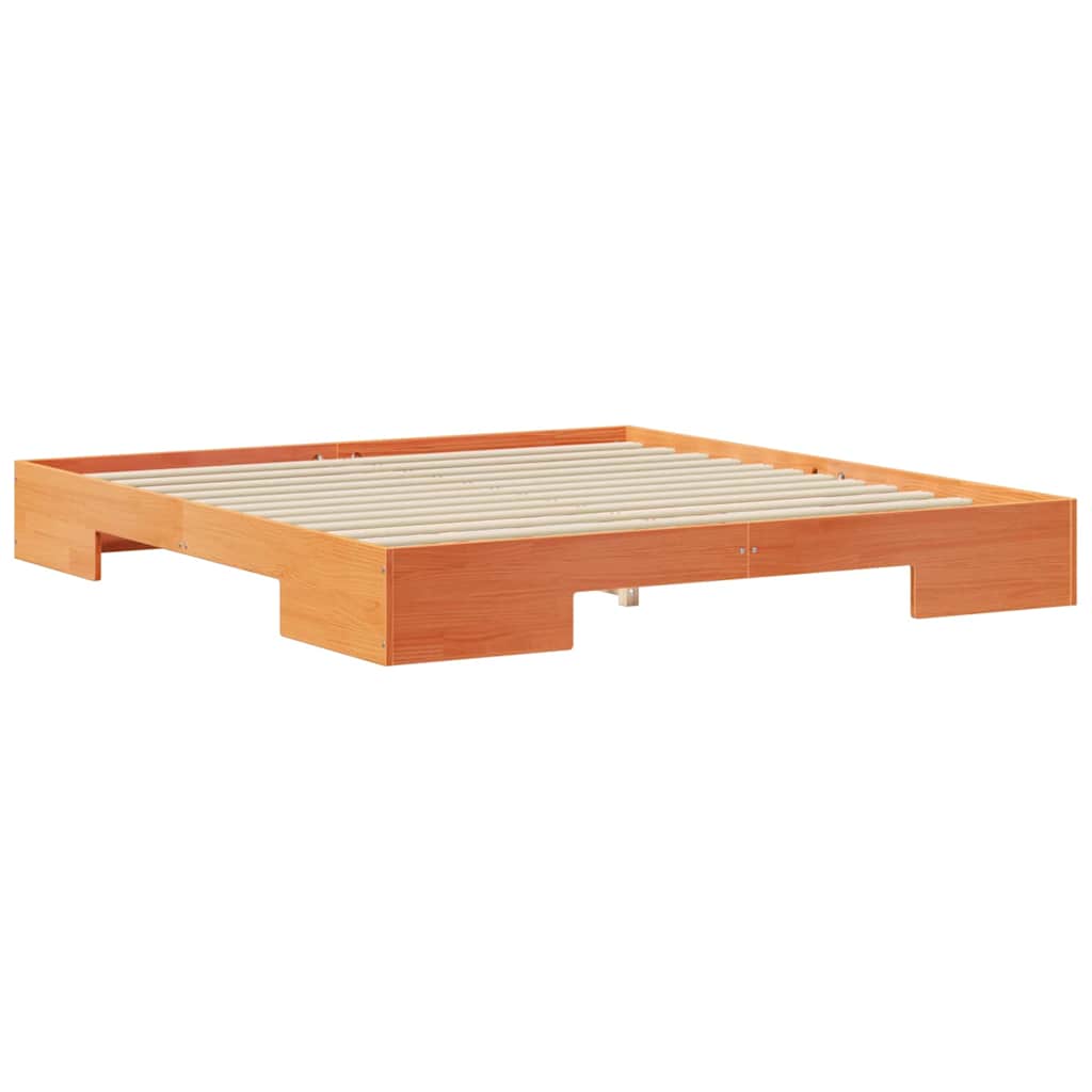 Bed Frame Brown 180 x 200 cm