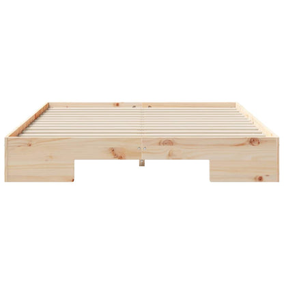 Bed Frame Brown 150 x 200 cm