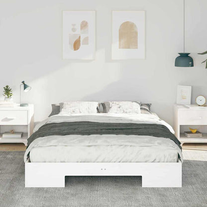 Bed Frame White 150 x 200 cm