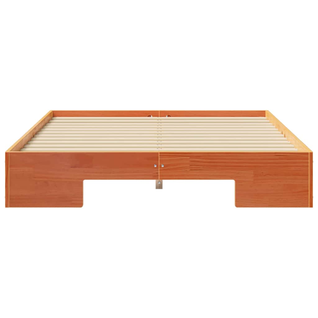 Bed Frame Brown 120 x 200 cm