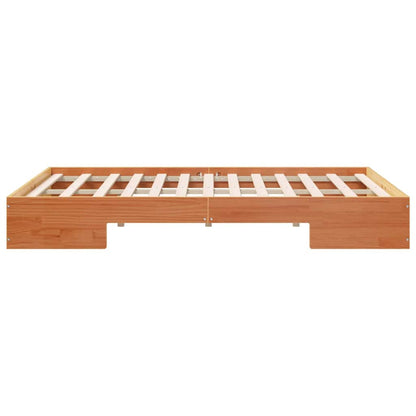 Bed Frame Brown 120 x 190 cm