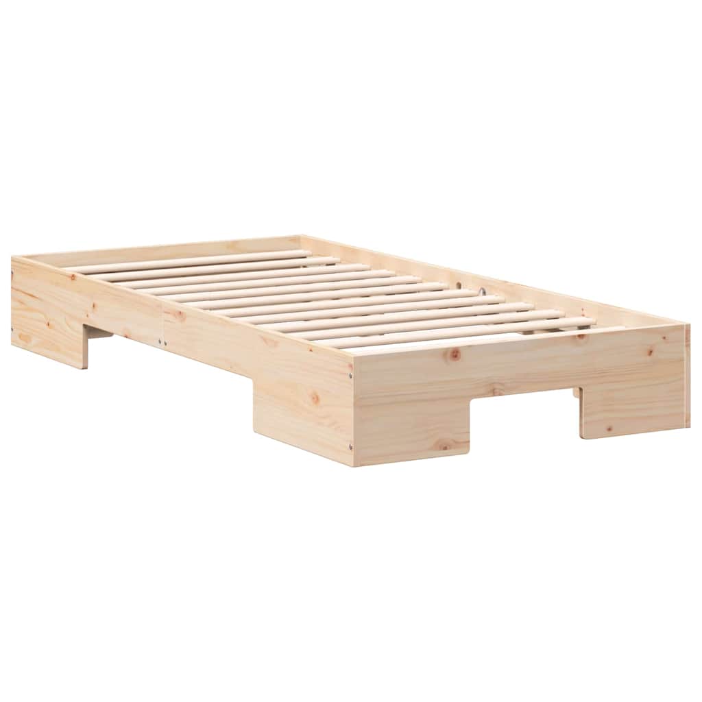 Bed Frame Brown 100 x 200 cm
