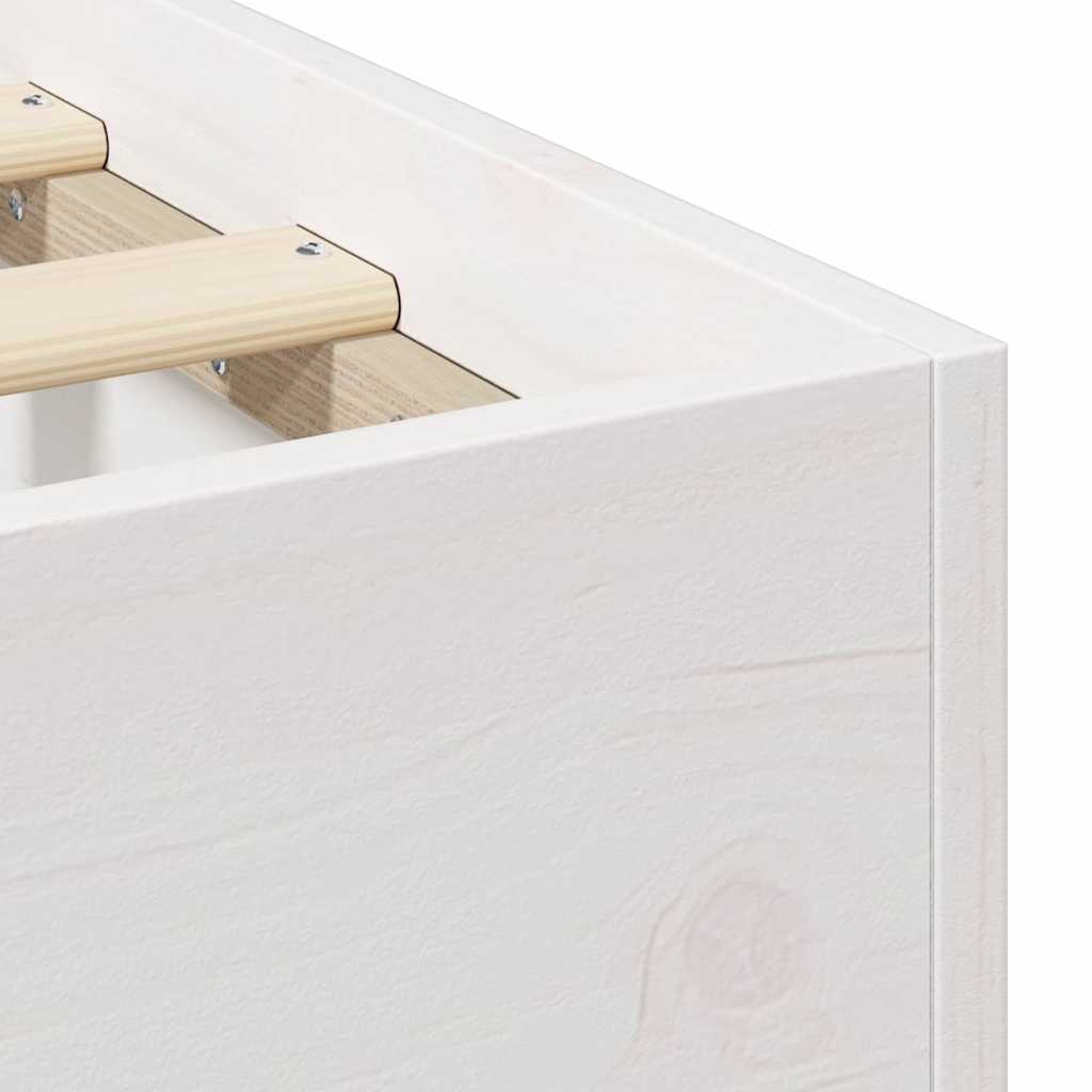Bed Frame White 100 x 200 cm