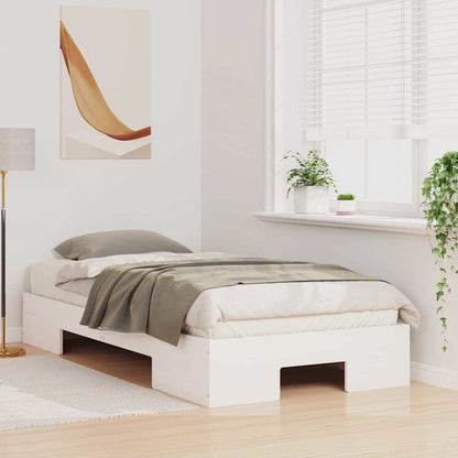 Bed Frame White 100 x 200 cm