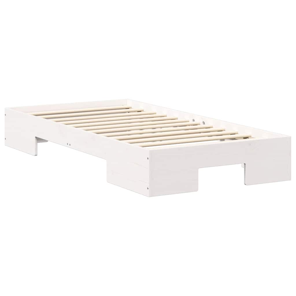 Bed Frame White 100 x 200 cm