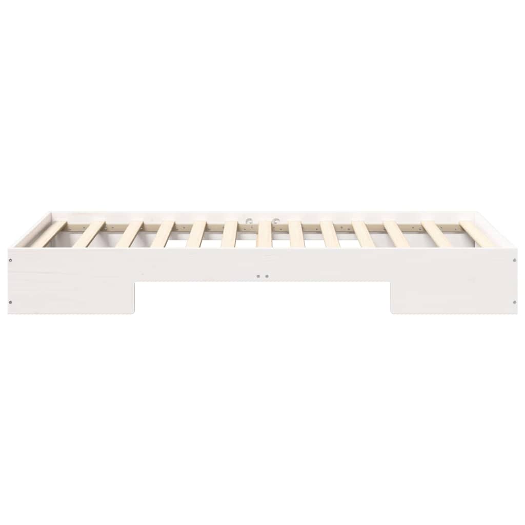 Bed Frame White 100 x 200 cm