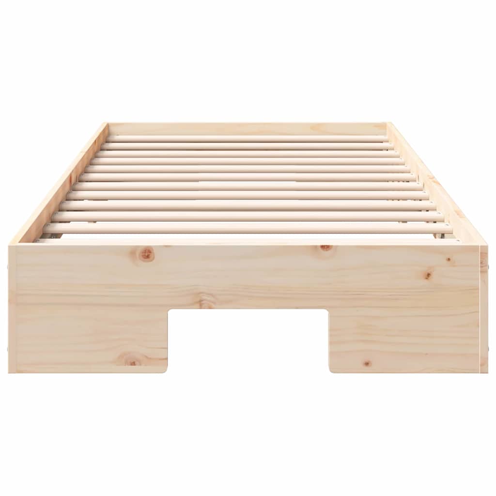 Bed Frame Brown 90 x 200 cm