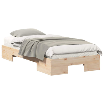 Bed Frame Brown 80 x 200 cm