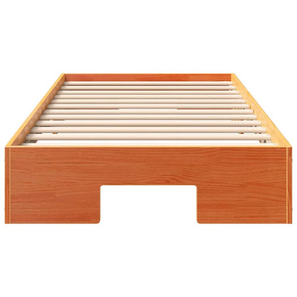 Bed Frame Brown 80 x 200 cm