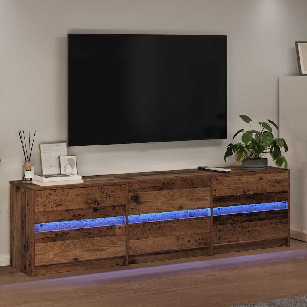 TV Units 180 x 34 x 50 cm Old Wood Engineered Wood