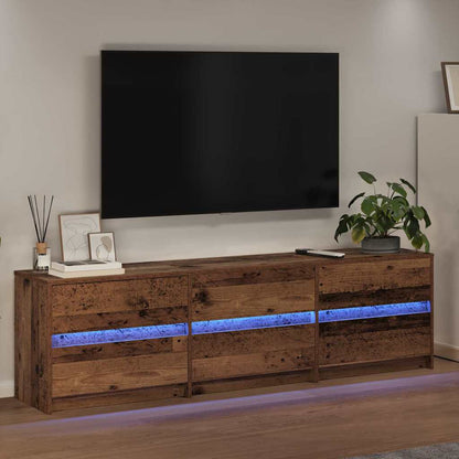 TV Units 180 x 34 x 50 cm Old Wood Engineered Wood