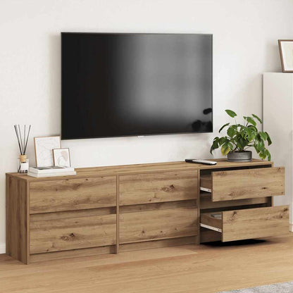 TV Units 2 pcs Artisan Oak Engineered Wood