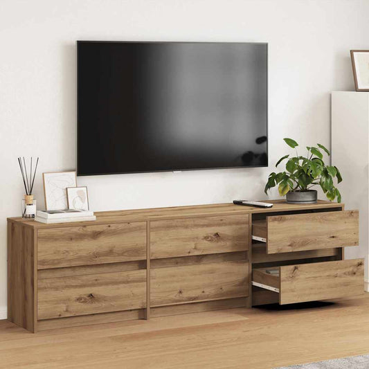 TV Units 2 pcs Artisan Oak Engineered Wood
