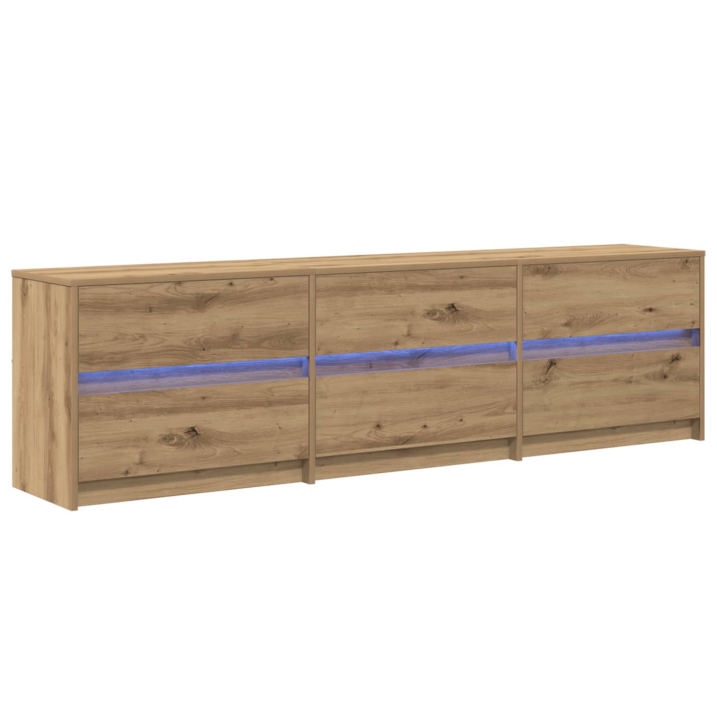 TV Units 2 pcs Artisan Oak Engineered Wood