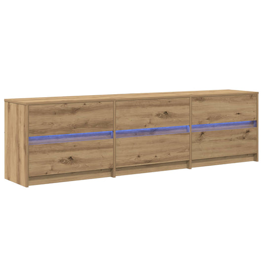 TV Units 2 pcs Artisan Oak Engineered Wood