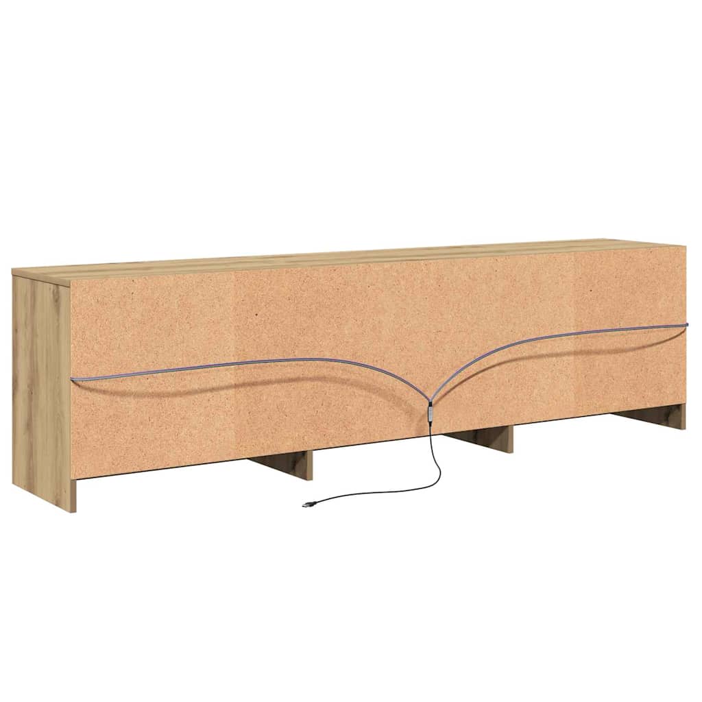 TV Units 2 pcs Artisan Oak Engineered Wood