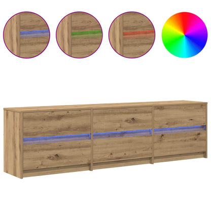TV Units 2 pcs Artisan Oak Engineered Wood