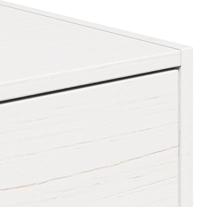 Bedside Table 2 pcs White 50 x 32.5 x 24 cm Solid pine wood