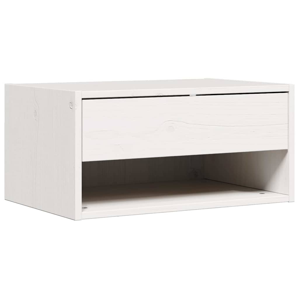 Bedside Table 2 pcs White 50 x 32.5 x 24 cm Solid pine wood