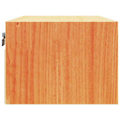Bedside Table 2 pcs Wax Brown 50 x 32.5 x 24 cm Solid pine wood
