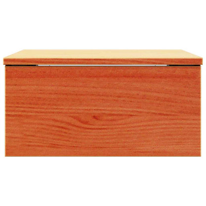 Bedside Table 2 pcs Wax Brown 37 x 35 x 18.5 cm Solid pine wood