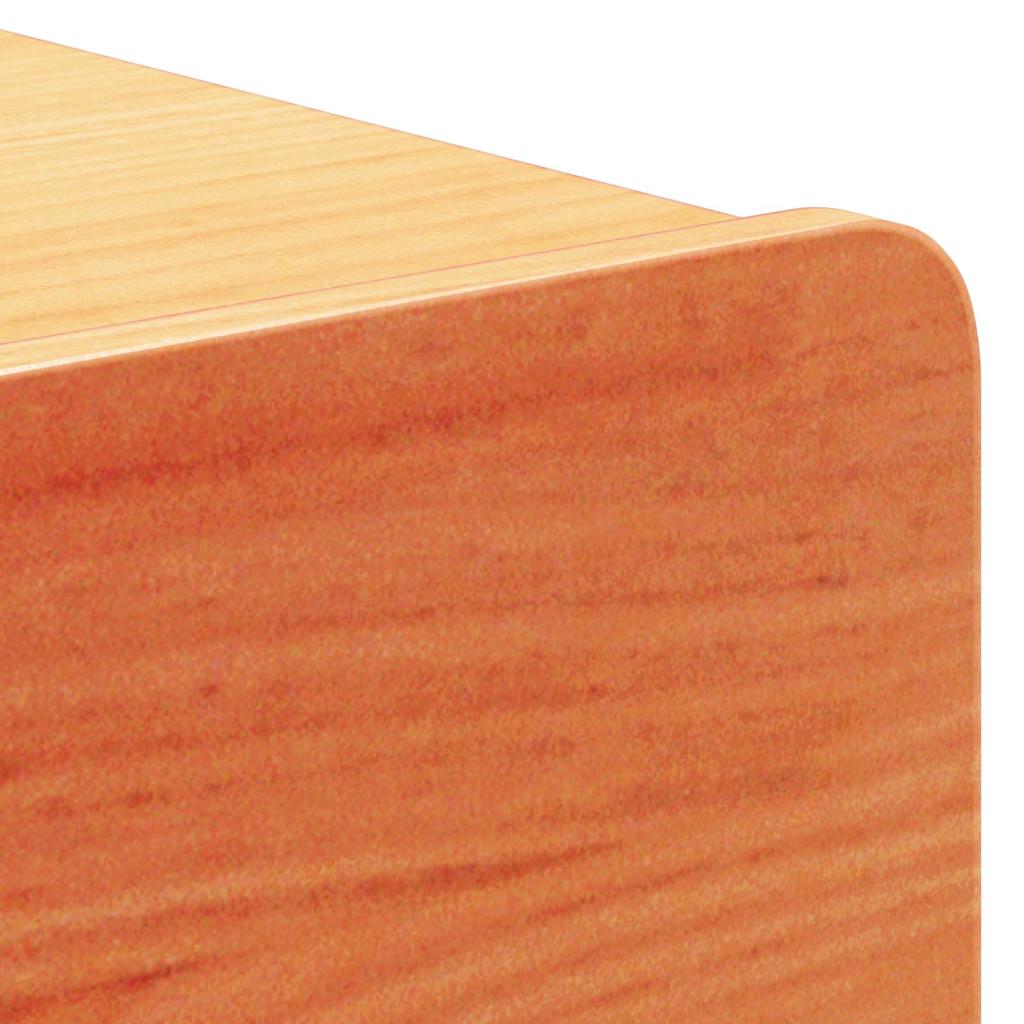 Bedside Table 2 pcs Wax Brown 44 x 32.5 x 40 cm Solid pine wood