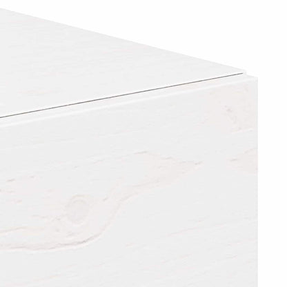 Bedside Table 2 pcs White 42 x 32.5 x 40 cm Solid pine wood
