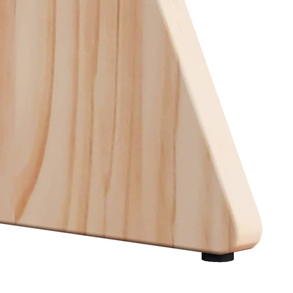 Coffee Table 3 pcs Natural 49 x 49 x 30 cm Solid pine wood